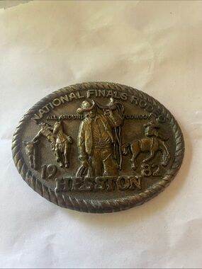 1982 Hesston NFR Buckle